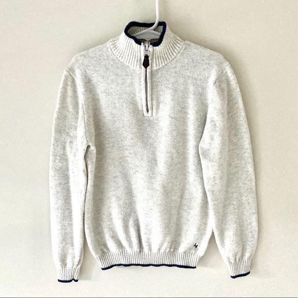 Janie and Jack Other - Janie and Jack Quarter Zip Mock Neck Sweater 6